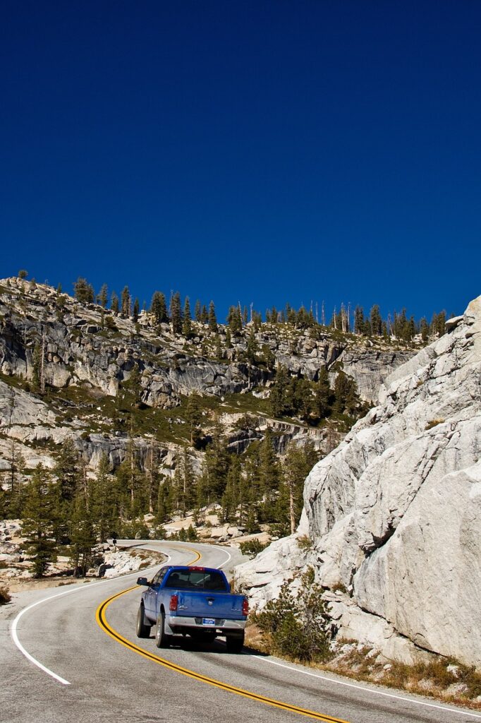 automobile, road, pickup