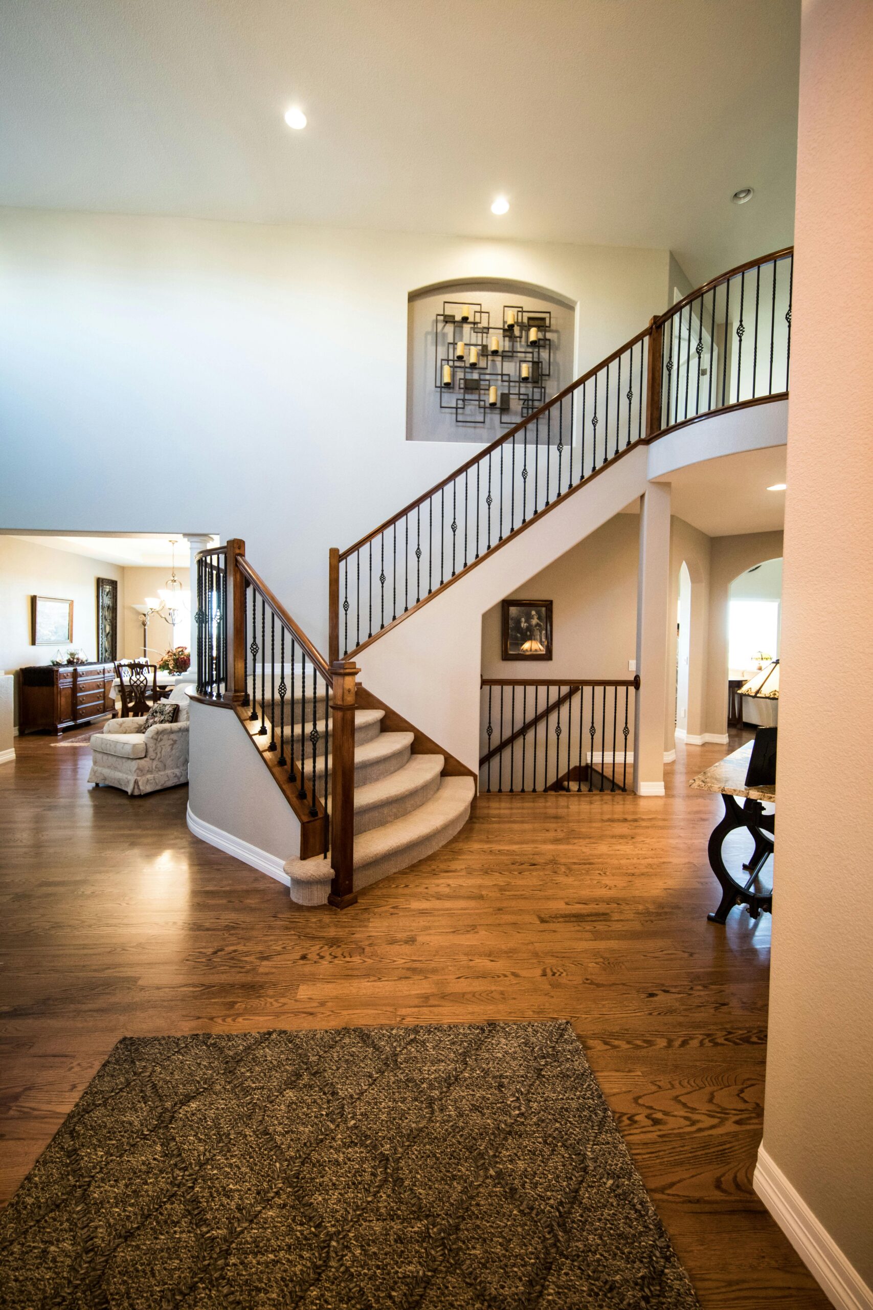 Home interior and contents covered by a home insurance policy