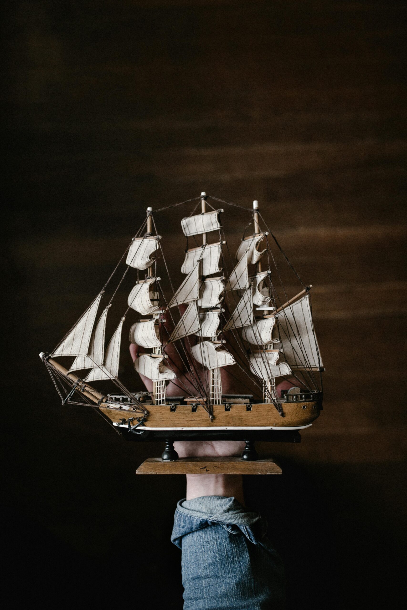 Model ship illustrating boat insurance for pleasure craft owners
