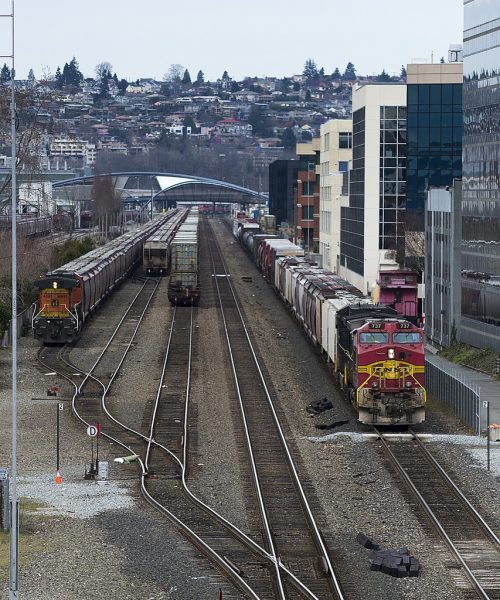 train, railroad, railway